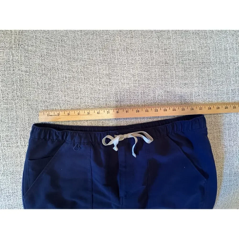 Figs Men's Navy Blue Cairo Cargo Medical Scrub Pants Sz L